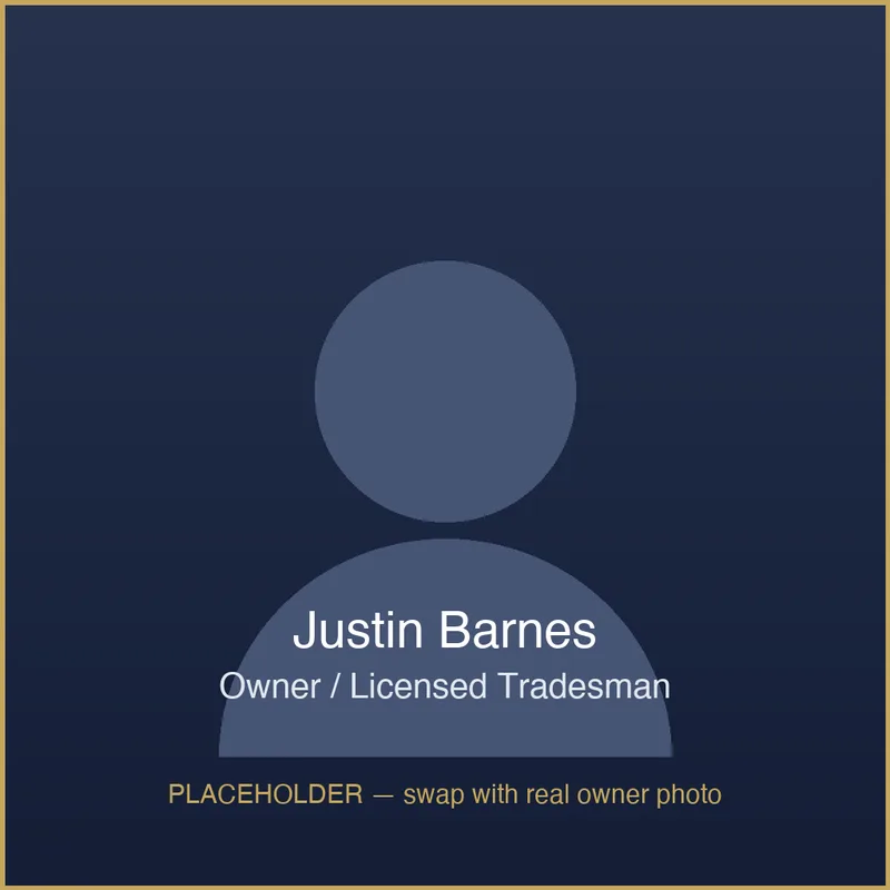 Justin Barnes, owner-operator of Platinum Plumbing & Heating in Regina